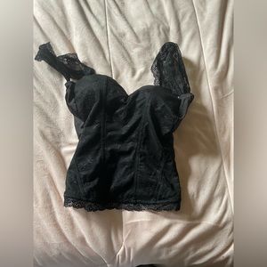 Black corset top
